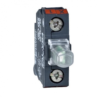 Bloc lumineux pour bo�te � boutons - Harmony - Blanc - 24 V - Schneider electric ZALVB1