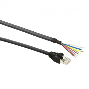 Cable pour liaison s�rie Modbus - 1 x RJ45 - Altivar - 3 m�tres - Schneider electric VW3A8306D30