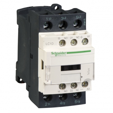Contacteur Tesys D - 32A - 3 P�les - 1F+1O - 400V AC - AC-3 - Schneider electric LC1D32V7