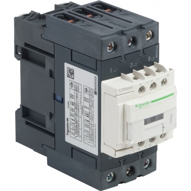 Contacteur Tesys D - 40A - 3 P�les - 1F+1O - 24V AC - Schneider electric LC1D40AB7