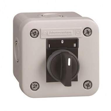 Bo�te � bouton - Harmony XALE - S�lecteur 3 positions - Blanc - 2F - Schneider electric XALE1333