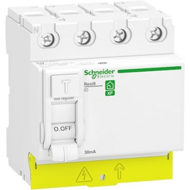 Interrupteur diff�rentiel - Schneider Resi9 xp - 4 P�les - 40A - 30 mA - Type AC - Schneider Electric R9PRC440