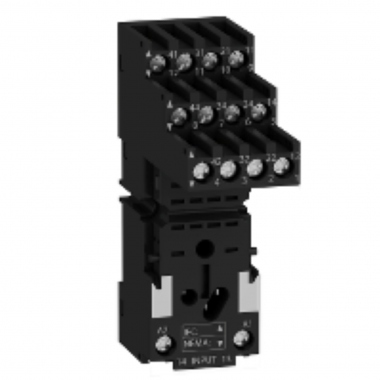 Embase - Pour relais RXM4 - Contacts s�par�s - Schneider electric RXZE2S114M