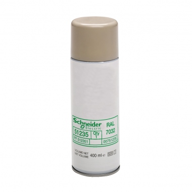 Laque en bombe retouche peinture - RAL7035 - Spacial S3D - Schneider electric NSYBPA7035