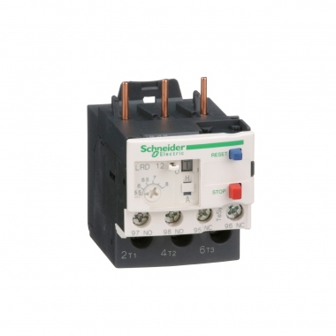 Relais de protection thermique - Pour contacteur Tesys D - 5.5 � 8A - Schneider electric LRD12