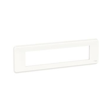 Plaque de finition - Blanc - 10 Modules - Schneider Unica Pro NU411018