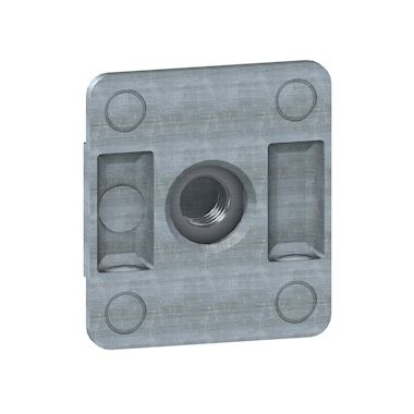 Ecrou coulissant - Crant� - 1/4 de tour - 6 mm - Boite de 10 - Schneider electric NSYSNSM6