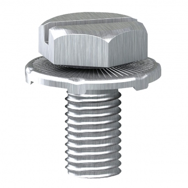 Vis avec rondelle - T�te H fendue - 6 x 12 mm - Thalassa - Boite de 100 - Schneider electric AF1VA612