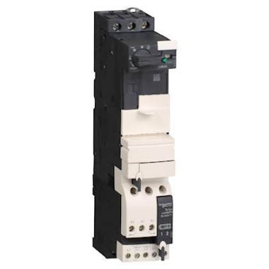 Base puissance - 12A - TeSys U - 3 p�les - 1NO+1NF - 24V DC - Schneider electric LU2B12BL