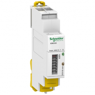 Compteur d'�nergie - 40A - impulsions - Schneider Electric A9MEM2010