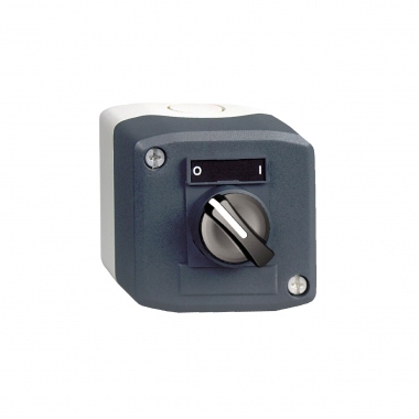 Boite � bouton - Harmony XAL - 1 Bouton tournant - A manette - 1F - Schneider electric XALD134