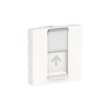 Prise RJ 45 - 2 Modules - S-One - Blanc - Schneider electric NU941118