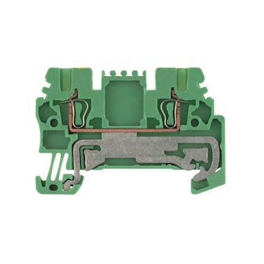 Bloc de jonction - A ressort - 1.5 mm� - 180A - Vert / jaune - Weidmuller 1775510000
