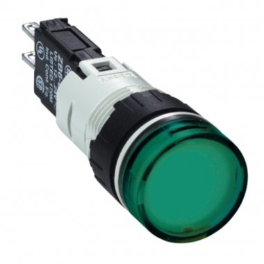 Voyant rond - Harmony XB6 - IP65 - 24V - Vert - Schneider electric XB6AV3BB