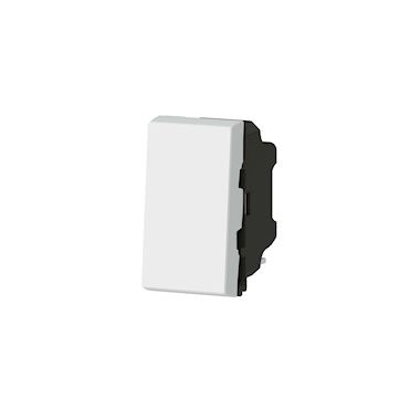 Bouton poussoir - 1 module - 6A - Blanc Antimicrobien - Legrand Mosaic 078714L