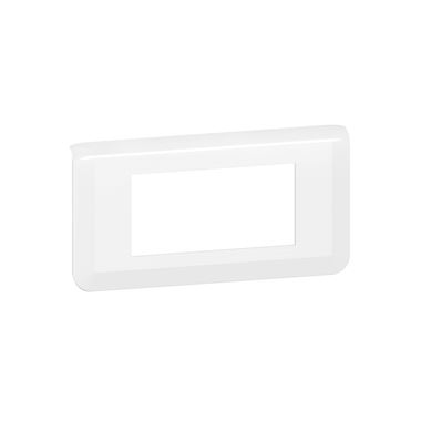 Enjoliveur - 4 Modules - Horizontal - Blanc - Legrand Mosaic 078814L