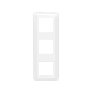Enjoliveur - 3 x 2 Modules - Vertical - Blanc - Legrand Mosaic 078823L
