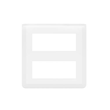Enjoliveur - 2 x 5 Modules - Blanc - Legrand Mosaic 078830L