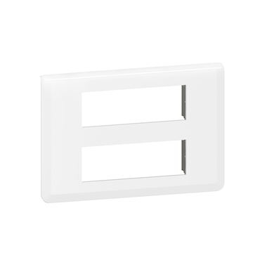 Enjoliveur - 2 x 6 Modules - Blanc - Legrand Mosaic 078836L