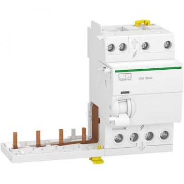 Module diff�rentiel Vigi - ITG40 - TDG - 4 P�les - 40A - 300 mA - Type AC - Schneider Electric A9Y13440