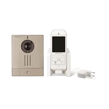Carillon vid�o couleur - Sans fil - Platine de rue Saillie - M�moire d'images - Aiphone WL11