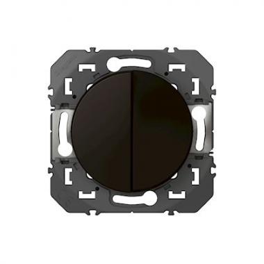 Va et vient - Double - 10A - Noir - Legrand Dooxie 095261