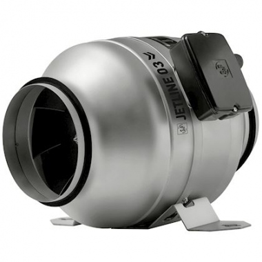 Extracteur d'air - Unelvent JETLINE 03 - 300 m3/h - Diam�tre 125 mm - Unelvent 246000
