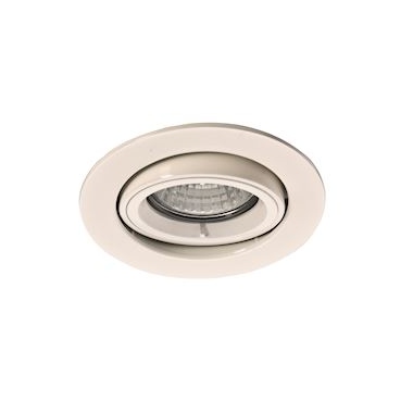 Spot encastrable - Rond - Europole Be Better - Culot GU10 - Blanc - Orientable - 1/4 T - Europole 2410