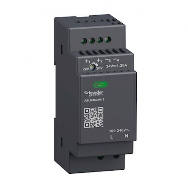 Alimentation � d�coupage - Modicon ABL - 100 � 240V AC vers 12V DC - 1.2A - Schneider electric ABLM1A24012