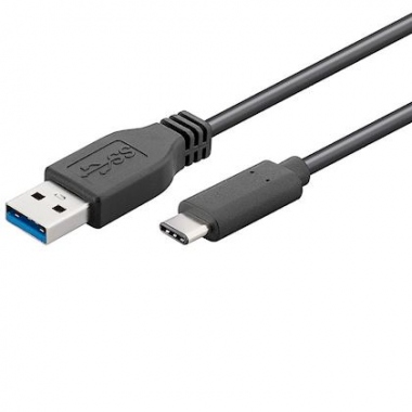 Cordon - Type C M�le vers USB A - 3A - 480 Mbps -  2 m�tres - Blanc - Erard 722454