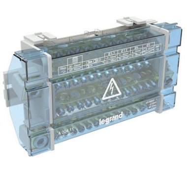 R�partiteur modulaire - 4 P�les - 160A - 10 modules - Legrand 400411