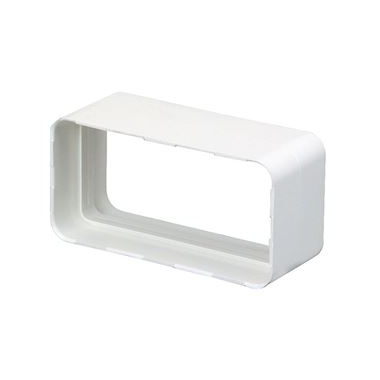 Raccord droit rectangulaire - 55 x 110 mm - Atlantic 460001