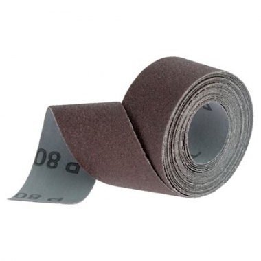 Rouleau abrasif - Toile - 38 mm x 5 M�tres - Grain 80 - Bizline 790900