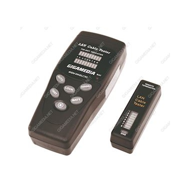 Testeur de c�blage - Pour RJ45 et RJ12 - GigaM�dia DIAGLC90
