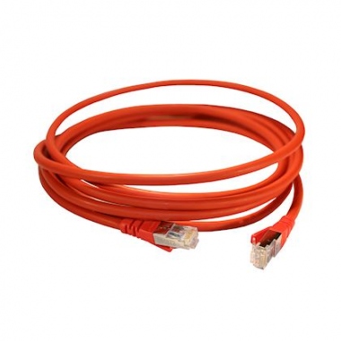 Cordon de brassage RJ45 - C6A - S/FTP - Rouge - 3 M�tres - Legrand 051872