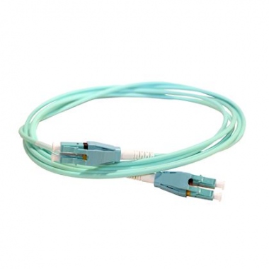 Cordon optique - LC/LC - OM4 - 3 M�tres - Turquoise - Legrand 032697