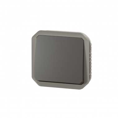 Bouton poussoir - NO - Anthracite - Composable - Legrand Plexo 069810L