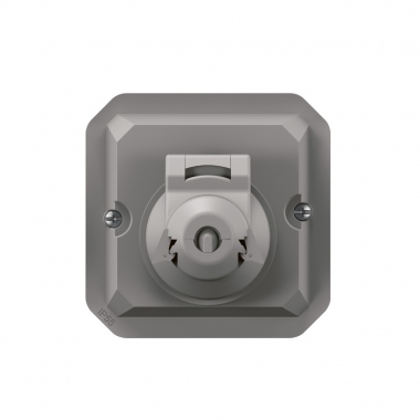 Adaptateur - Pour prise RJ45 Mosaic - Composable - Gris - Legrand Plexo 069581L