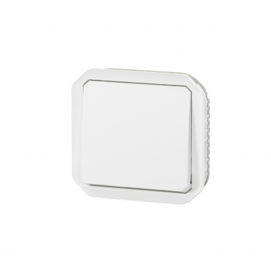 Va et vient ou interrupteur - 10A - Blanc - Composable - Legrand Plexo 069611L