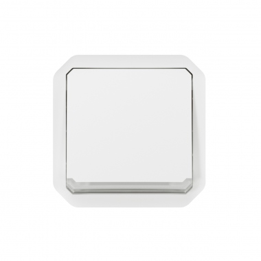 Va et vient ou interrupteur - 10A - Lumineux - Blanc - Composable - Legrand Plexo 069613L