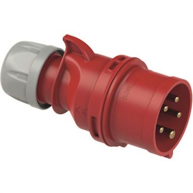 Fiche mobile - Droite - 32A - 3P+N+T - 380/415V - IP44 - Bizline 701118