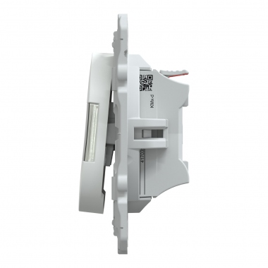 Bouton poussoir - A fermeture - Porte �tiquette - Blanc - Schneider Electric S320266
