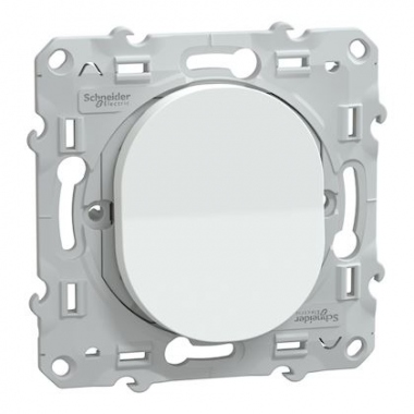 Bouton poussoir - A fermeture - Blanc - Schneider Electric S320206