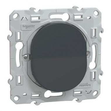 Bouton poussoir - A fermeture - Lumineux - Anthracite - Schneider Electric S340206
