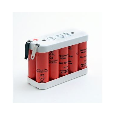 Batterie Nicd - 10 x AA VRE - 10S1P ST2 - 12 Volts - 700 MAh - T2 - Enix Energies MFN0009