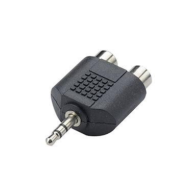 Adaptateur - JACK 3.5 mm M�le / 2 RCA Femelle - Erard 1751