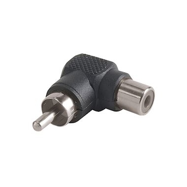 Adaptateur - RCA - Coud� � 90 Degr�s - M�le / Femelle - Erard 1756