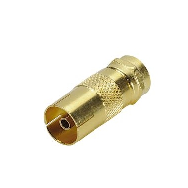 Adaptateur - Type F  Male / TV 9.52 mm Femelle - Privil�ge - Erard 5746