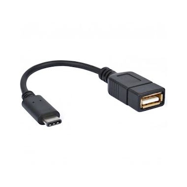 Adaptateur - USB-C M�le / USB-A Femelle - 15 Cm - Erard 722440