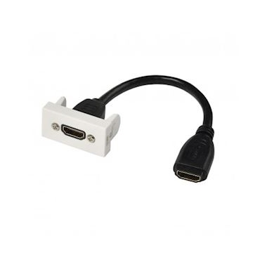 Plastron HDMI - 45 x 22.5 mm - Raccord Femelle - 0.05 M�tre - Erard 722832